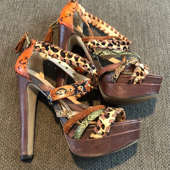 Aldo Animal Print Heel - Picture 2 of 7